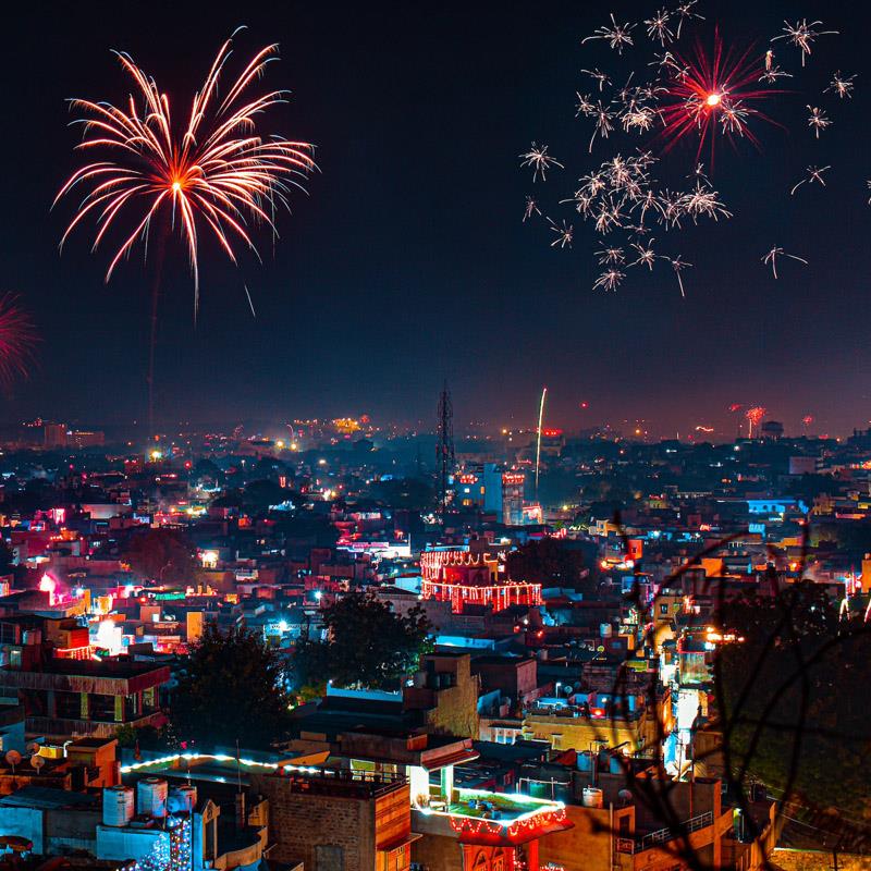 Golden Triangle with Diwali